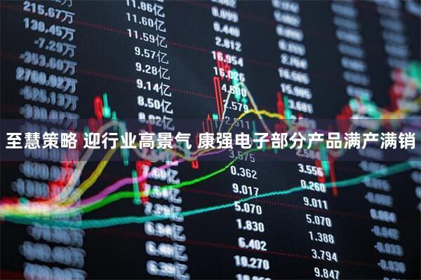 至慧策略 迎行业高景气 康强电子部分产品满产满销
