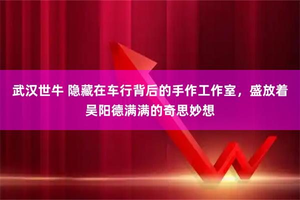 武汉世牛 隐藏在车行背后的手作工作室，盛放着吴阳德满满的奇思妙想